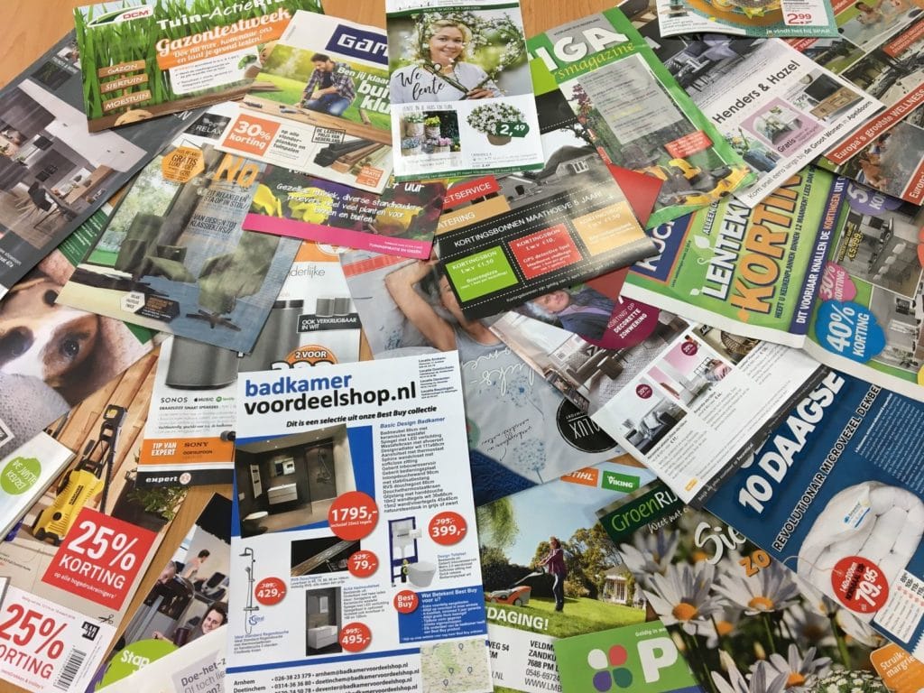 Flyers verspreiden